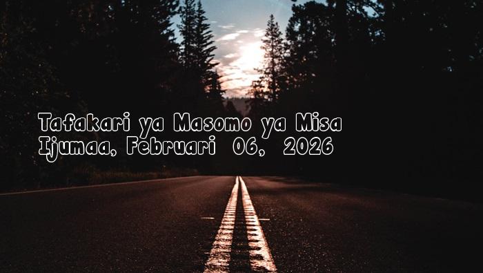 Ijumaa, Februari  06,  2026