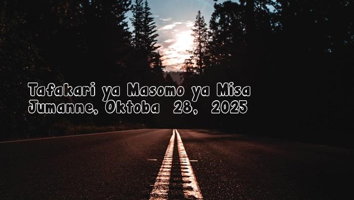 Jumanne, Oktoba  28,  2025