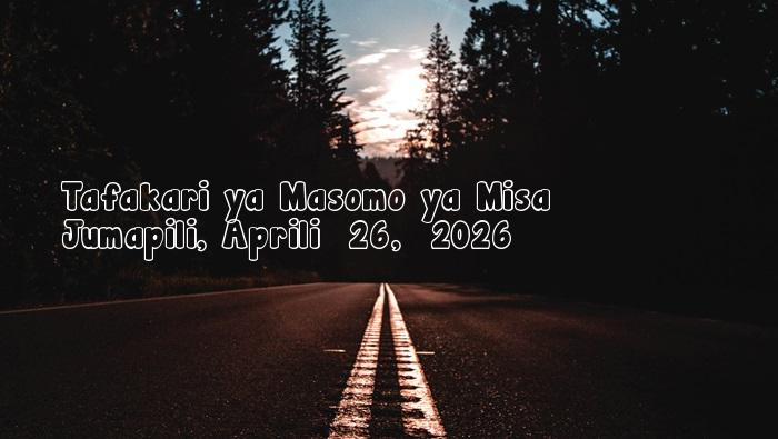 Jumapili, Aprili  26,  2026